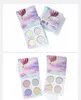 Nuevo HANDAIYAN Chameleon Highlighter Palette Face Contour Makeup Highlighting Bronzer Glow Aurora Shimmer Eyeshadow Kit cosmético