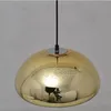 Void koppar mässing skål bar counter tak hängande lampa spegel glasstång konst hängande lampa modern matsal hängande trådbelysning