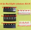 Kit de solutions de rétro-éclairage pour iPhone 6 6plus, 5 jeux (50 pièces), IC U1502 + bobine L1503 + diode D1501 + condensateur C1530 31 C1505 filtre FL2024-26