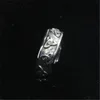 Free Shipping Size 6-10 Lady Girls 925 Sterling Silver Ring Jewelry Newest S925 Punk Style Cycle Band Ring