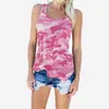 S-5XL Mode 2019 Dames Zomer Tank Tops Camouflage Wilde Ronde Hals Mouwloze Vrouwelijke Blouses Streetwear Casual Vest