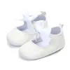 Zapatos para niñas recién nacidas PU Hebilla de cuero First Walkers Big Bow Summer Princesa Zapatos Boda Baby Girl Zapatos