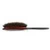 Oval Boar Bristle Nylon Hair Comb Mini ABS Handle Antistatic Hair Scalp Massage Comb Hairbrush Salon Hair Brush Styling Tool8933578