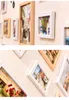 Подвесные рамки для декора стены бумага на стенах рамки набор DIY Свадебные семейные рамки картинки набор стена висит 19 кусок стиль часа p2633675