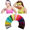 Bomull Stretch Headbands Yoga Hårband Softball Sport Sweatband Elastic Sports