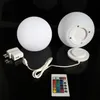 Waterproof 20cm Sample LED Ball Light Illuminated globe lights for Home Decoration with Rechargeable Lithium Battery 2pcs/Lot