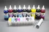 Kits de recarga de tinta R3000 para Epson Photo R3000 Impressora (cartucho de tinta de recarga com chip a jato de tinta de redefinição automática + tinta de recarga de 100 ml a granel) T1571-T1579 Tanques de tinta