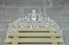 Hoge kwaliteit glanzende kralen kristallen bruiloft kronen bruidssluier tiara kroon hoofdband haaraccessoires feest bruiloft tiara7711523