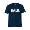 2018 New Summer Brand Balr Clothing Oneck Youth Men's Tシャツ印刷ヒップホップTシャツ100％コットンファッションメンTシャツIllusory963