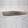 Braziliaans Kinky Krullend Haarbundels 100 Echt haarweefsel 1 stuk 1026 inch Grijs haarweefsel2613210