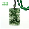 Natural water grass agate safe nothing card pendant original stone ocean chalcedony moss pendant pendant jewelry