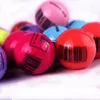 Runder Ball 3D Lippenstift Make-up Feuchtigkeitsspendender Lippenbalsam Natürliche Pflanzenkugel Lippenpomade Frucht verschönern Lippenpflege 6 Farben DHL Freeshipping