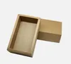Hot Fashion Men Bow Tie Gift Box 14X7x3cm Kraft Paper Black Men Butterfly Neck Ties Bow Tie Drawer Diaplay Boxes