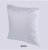 Personalizzato trasferimento termico sublimazione federa bianco bianco copertura del cuscino di tiro 40 * 40 cm poliestere cuscino copertura a forma di cuore quadrato