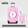 Antifouling koffer bagage beschermhoes voor 18-32 inch trolley case ballet patronen mode vrouwen meisje waterdichte reisaccessoires