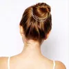 1 pieza de moda para mujeres y niñas, borlas multicapa, cadena de perlas, diadema, horquillas, pasadores, pinzas para el cabello, accesorios de banda