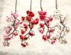 Nowa imitacja Flower Chinese Plum Handel Trade Cherry Blossom Domowe Dekoracja Ślubna