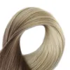 Ombre cor grossa e extremidades completas fita ins extensões de cabelo humano lado duplo brasileiro sem emenda no cabelo real 5431695