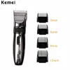 Kemei Tondeuse À Cheveux Électrique Tondeuse À Cheveux Rechargeable Rasoir Rasoir Sans Fil 0.8-2.0mm Réglable À Faible Bruit Pour Adulte / Enfant 4747