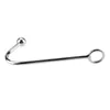 small size single ball metal anal hook with bead butt plug dilator stainless steel prostate massager BDSM sex toy for man women D14848656