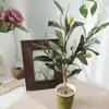 Green Artificial Olive Branch Simulation Plant Olive Leaf Home Wedding Decoration Fake Flower Christmas Decoration Flowers