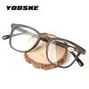 yooske 플라스틱 모방 나무 곡물 독서 안경 남자 여자의 장관 디옵터 1.0 1.5 2.0 2.5 3.0 3.5 읽기위한 4.0 안경