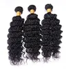 Malaysian Human Hair 1 Bundle Deep Wave Curly 10A Virgin Hair Extensions One Bundle Hair Weaves 8-28inch Yiruhair For Your Beauty