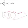 2021 Klassisk Retro Clear Lens Nerd Ramar Glasögon Män Kvinnor Optisk Acetat Prescription Spectacle Square Metal Eyewear Frame