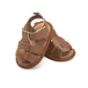 Brown Meninos Sandálias 2018 Verão Nova Moda Infantil Crianças Casuais Criança Sapatos Recém-nascido Bebê Oco Sandálias Sandálias Boys Boys.