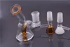 14mm kadın Ortak Aşağı Yalan Cam Bong sarı Baş Cam Su Boruları cam kül catcher Dab Petrol Rig Ile 14mm Kase