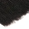 8A Brasilianische lockige Haare 3 Bündel unverarbeitete Jungfrau Afro Kinkys Curly Human Hair Extensions natürliche Farbe 16313854217223