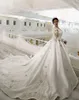 Crystal Beaded Lace Baljurk Trouwjurk Saoedi-Arabië Sweetheart Geappliceerd Bridal Jurk Glamoureuze Dubai Vintage Princess Trouwjurken