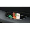 Décoration de boîte de rangement de porte de voiture noire pour Mercedes Benz CLA C117 GLA X156 classe A accessoires de voiture intérieur