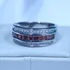 3 цвета мода мужской палец кольцо 5а Циркон камень обручальное обручальное кольцо обручальное кольцо для мужчин белое золото заполненные ювелирные изделия