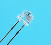 5mm Clear Straw Hat Multicolor Flicker RGB Red Green Blue Blinking 5 mm LED Light Emitting Diode Lamp DIY Kit
