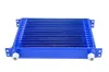 PQY - UNIVERSAL OIL COOLER 15ROW 10AN- 10AN UNIVERSAL ENGINE TRANSMISSION OIL COOLER KIT TRUST TYPE BLUE PQY5115B