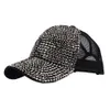 KANCOOLD unisexe mode femmes strass casquette de Baseball en plein air Bling diamant chapeau réglable Hip Hop casquettes de Baseball Couple PJ0913