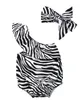 VIEOEASE TOddler Boys Girls Romper Ins Flower Baby Kläder 2018 Sommar Söt Zebra Print Jumpsuits Rompers med huvudband EE-942