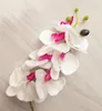 Hot Single Stam Orchid 78cm / 30.71 "Lengte 18 stks Kunstbloemen Mini Phalaenopsis Butterfly Orchids voor Home Xmas Showcase Decor