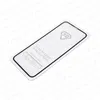 500PCS 5D Protecteur d'écran 9H Protecteur d'écran en fibre de carbone en verre trempé pour iPhone X 6 6s 7 8 Plus Xs Max avec emballage