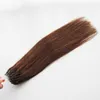 Braziliaanse micro-lusringverlenging Remy Hair Gekleurde haarsloten 10 "-26''Micro Bead Hair Extensions 1G/Strand 100G