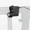 Lampe de poche tactique à portée de chasse DBAL-D2 laser à double faisceau vert avec illuminateur LED IR classe 1 CL15-0074