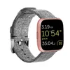 Quick Release Woven Nylon Canvas Watchband Buckle Strap Wristband för Fitbit Versa Versa Lite Smartwatch Watch Band Wrist Bracel1230533