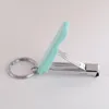 Портативный складной кусачки для ногтей компактный пилочка для ногтей резак складной ноготь триммер машинки для стрижки с брелок F1603