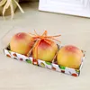 Emulazione Candele profumate alla frutta Set Pesche Arancia Limone Forma di mela Candela fatta a mano per la decorazione della festa di Natale 4 2bs ff