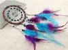 Antique Imitation Dreamcatcher Gift checking Dream Catcher Net With natural stone Feathers Wall Hanging Decoration Ornament GA461