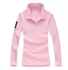 Automne femmes à manches longues Polo T-shirt femmes Polos chemise t-shirts 100 coton S-XL