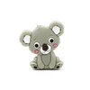 Silicone Koala Dents Mini Perles À Mâcher 2.8x2.7cm Ours Perles De Dentition Sucettes DIY À La Main Sucette Charme Pendentif Collier Bijoux Matériel