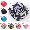 Hond Apparel Merk Hoed met Oor Gaten Zomer Klein Huisdier Canvas Cap Puppy Honkbal Visor Hats Outdoor Accessoires YWY898