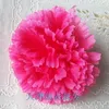 100pcs/lot 9cm Flower heads Artificial Carnation Flower head Fabric silk Carnation Flower Heads 9 Colors